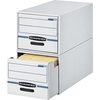 Bankers Box Storage Drawers, Letter, 12-1/2"x23-1/4"x10-3/8", 6/CT, WE/BE PK FEL00721